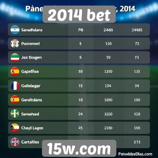 Comparação de métodos de pagamento no 2014 bet